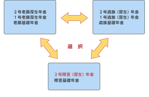 年金の併給例の画像